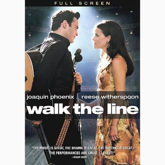 Walk the Line DVD Johnny Cash Phoenix Witherspoon Goodwin Academy Award PG13 NEW - Picture 1 of 3
